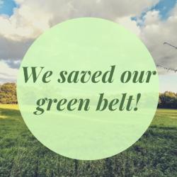 Open We saved our Green Belt!